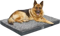 Bestfor Orthopaedic Washable Pet Bed Sofa Memory Foam Pillow Mattress. with Bamboo Charcoal Infused for Reduce Odours, Anti Anxiety, Comfort Cushion For Dog, Cat, Animal, Anti Skid Bottom Large