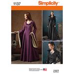 Simplicity Patterns 1137 Misses' Medieval Fantasy Costumes, R5 (14-16-18-20-22)