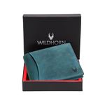 WildHorn Blue Hunter Leather Men's Wallet