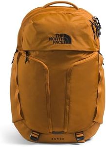 THE NORTH FACE Surge Commuter Backpack | Daypack with Water Repellent Finish, 16" Laptop Sleeve, Reflective Details, Timber Tan, One Size, Surge Commuter Laptop Backpack | Daypack With Water Repellent