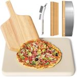 5 PCS Rectangle Pizza Stone Set, 16