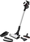 Bosch BCS611GB Unlimited 6 ProHome Cordless Stick Vacuum Cleaner, Ultra Lightweight Design, Suitable for All Floor Types, 1 x Interchangeable 18V Battery, 30 Minutes Run Time, White