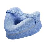IN-IMAGINE Leg Pillow for Sleeping, Knee Pillow, Back Pain Relief Pillow Heart-Shaped Memory Cotton Leg Pillow Suitable for Men and Women Who Prefer to Sleep On Their Side