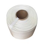 NVOYAJUAN Heavy Duty 1/2" x 1480’Woven Cord Strapping Roll of 6" x 3" Core Size, 770 lbs Break Strength