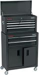 Draper Tool Chest Lockable| Portable Tool Cabinet Garage Storage | 6 Drawer Rolling Storage Trolley | Heavy Duty Tool Box On Wheels | 19572