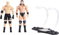 WWE MATTEL Drew McIntyre vs Goldberg Championship Showdown 2-Pack 6-inch Action Figures Friday Night Smackdown Battle Pack for Ages 6 Years Old & Up (HDM10)