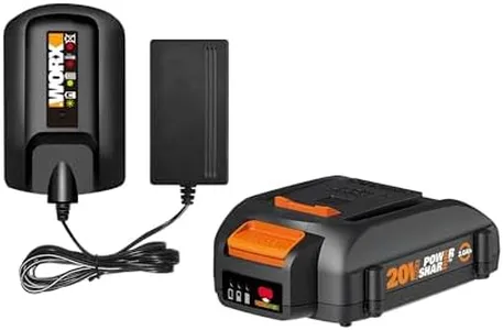 WORX WA3606, 2.0Ah, Indicator, 5 hr Charging Time 20V Battery and Charger, Black & Orange