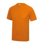 Just Cool Mens Performance Plain T-Shirt (M) (Orange Crush)