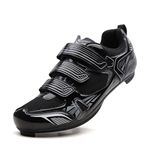 Patavinity Unisex Cycling Shoes for Bike and Bike+ with Delta-Compatible Bike Cleats（5.Black