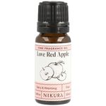 Nikura Love Red Apple Fine Fragrance Oil - 10ml | Perfect for Soap Making, Candle Making, Wax Melts, Diffuser | Great for use in Bath Bombs, Perfume Oil, Perfume Scents | Vegan & UK Made