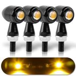 Rider Arts Original Bullet Shape Turn Signal Lights Indicator Universal for All Bikes Models Turn Signal Lights Motorcycle (4)