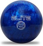 ELITE Star Polyester Bowling Ball - Customizable with Basic Drilling & Engraving Options - Great for Spare Shooting League or Straight Bowlers Beginner Entry Level (Blue Pearl, 6 lbs)