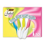 BIC Soleil Bella, 4 Blade Disposable Women's Razors, Pack of 10