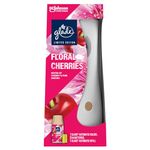 Glade Automatic Spray Air Freshener Holder & Refill, Long-lasting Fragrance Infused with Essential Oils, Floral Cherries, 1 Starter Kit, (1 x Holder and 269ml Refill)