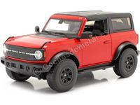 Maisto 1:18 Special Edition 2021 Ford Bronco Wildtrak 2 Door - Red