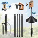 Gtongoko Smart Bird Feeder Pole Squ