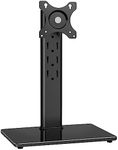 RFIVER Single Computer Monitor Mount Table Top Stand for 13-32 inch PC Screens Free standing with Swivel Height Adjustment, Max Weight 10kgs Max VESA 100x100mm