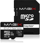 Magix 32GB microSD Card Class10 V10 U1, Read Speed Up to 80 MB/s, EVO Series (SD Adapter Included)