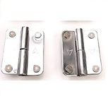 Delcot® Canopy Door Hinges Generator Set of 1 Left Door 1pcs and Right Door 1pcs for Generator Spare Parts