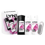 Unbranded LYNX Attract for Her Trio & Speaker Gift Set 2 bodysprays & bodywash perfect for her daily routine 3 piece