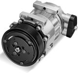 SYKRSS 60-02144NA Air Conditioning A/C Compressor with Clutch Compatible with Kenworth C500 K100E K270 K300 K370 T170 T300 T270 T370 T400 T800 T2000 T600A W900, Compatible with Peterbilt 320 379 385