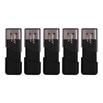 PNY 128GB Attaché 3 USB 2.0 Flash Drive, 5-Pack, Black