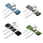 Morcte 12-Piece Stainless Steel Tra