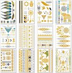 Metallic Temporary Transfer Tattoos