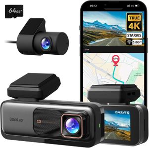 BOTSLAB 4K Dash Cam – Front and Rear Car Camera