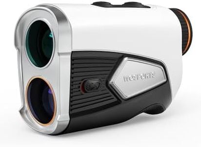 WOSPORTS Golf Rangefinder with Slope, 1500-Yard Laser Rangefinder with Hunting Mode, 7X Magnification, Flagpole Lock Vibration, Magnetic Mount, Rechargeable, Support for Feet/Meters/Yards