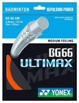 Yonex BG66 Ultimax Badminton String Set 0.65mm / 10m - Orange