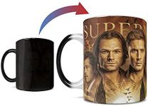 Morphing Mugs Supernatural – Sam and Dean - One 11 oz Color Changing Heat Sensitive Ceramic Mug – Image Revealed When HOT Liquid Is Added! – Officially Licensed Merchandise