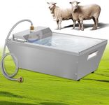 JLUHYANN 4Gal Automatic Livestock Water Trough for Horse Metal Auto Dog Water Bowl Dispenser for Dogs Large Capacity Self Filling Livestock Waterer Feeder for Dogs Horse Goat Sheep Pet