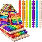 Colorful Wooden Craft Sticks, 200Pc