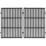 GFTIME 47.6 X 33.7CM 66095 Cast Iron Cooking Grates for Weber Genesis II E/S-310, II EX315, II 310/335 and Genesis II LX E-340/S-340 Gas Grills, Pack of 2