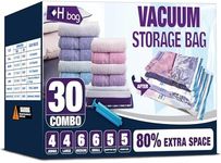 HIBAG Vacuum Storage Bags, 30-Pack 