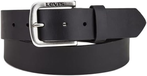 Levi's Seine, Cinturón Unisex adulto, Negro (Regular Black), 115