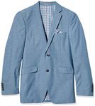 U.S. Polo Assn. Men's Chambray Sportcoat, Blue, 44