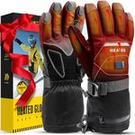 Heated Gloves for Men Women, Electr