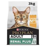 PRO PLAN® Adult 1+ RENAL PLUS Rich in Chicken Dry Cat Food 3kg