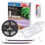 Armacost Lighting RibbonFlex Home 24V RGB+W Hardwire LED Strip Light Kit 423511 16 ft