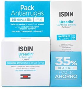 Isdin Ureadin PACK: Crema Facial Antiarrugas SPF 20, 50 ml + Gel Crema Contorno De Ojos (SPF 20), 15ml