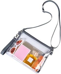 Bagenius Clear Purse Stadium Approved for Women, Clear Bag with Removable Straps for Work Sporting Events and Concert