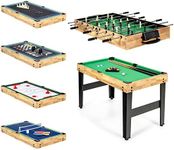 GYMAX Multi Game Table, 10 in 1 Com