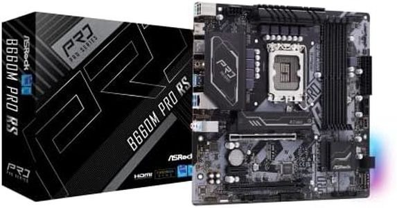 Asrock B660M PRO RS, Intel B660, 1700, Micro ATX, 4 DDR4, HDMI, DP, PCIe4, RGB, 2X M.2