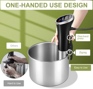 Wancle Sous Vide Cooker, 1100W – Precision Immersion Circulator, Black