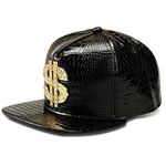 Hip Hop Hat,Flat-Brimmed Hat,Rock Cap,Adjustable Snapback Hat for Men and Women(Black)