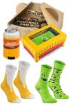 Rainbow Socks – Football Fan Box – Footbal Set For A Fan – 2 Pairs Of Socks – Beer And Table Football – For A Friend, Your Gang, A Fan Of Football, Sports Fan, Football Fan Box, 4.5-8 US