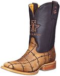 Tin Haul Shoes Men's Bob Wire Western Boot, Brown, 5.5 UK