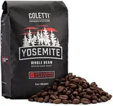 COLETTI Yosemite Camping Coffee Roast [Whole Bean, 340g] – Whole Bean Coffee, Camping Coffee – Organic Dark Roast Coffee Beans – A Strong Coffee for the Whole Camp